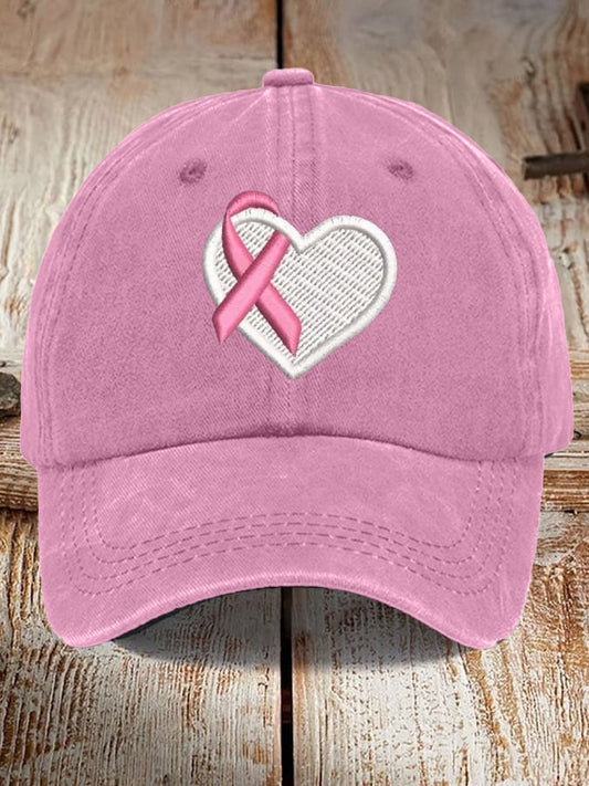 Unisex Awareness Breast Cancer BOO Print Baseball Cap