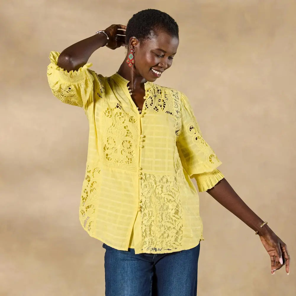 Garbo Lace Top