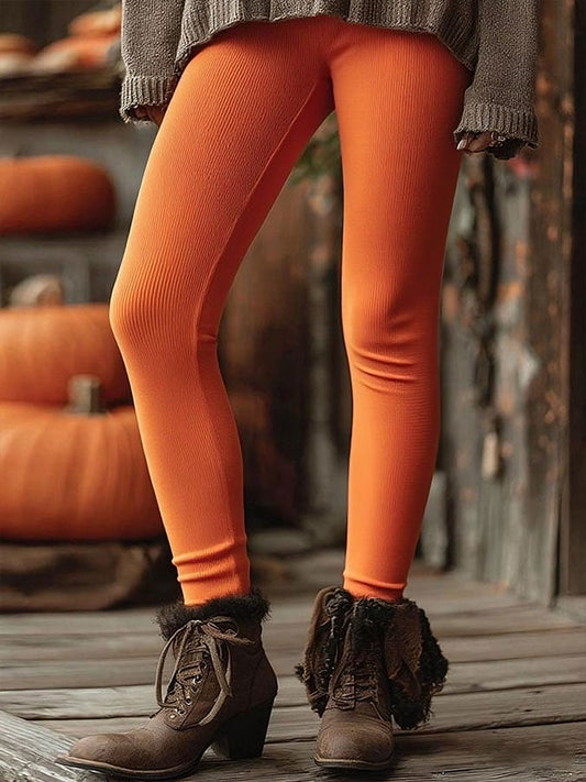 Women'S Solid Color Casual Leggings