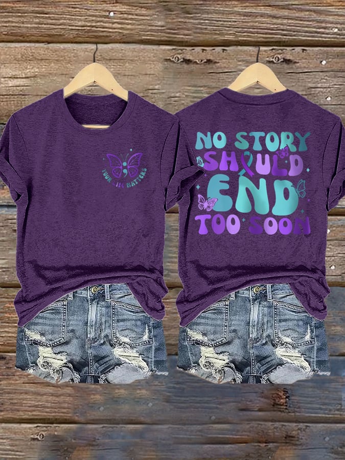 Women's Stay Tomorrow Needs You  Print Shirt