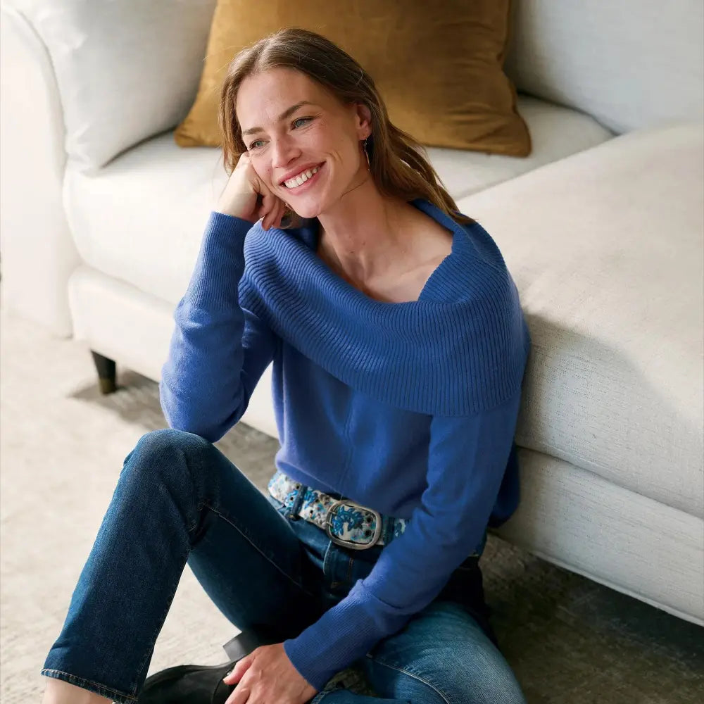 Giovanna Cashmere Cowlneck, Petite
