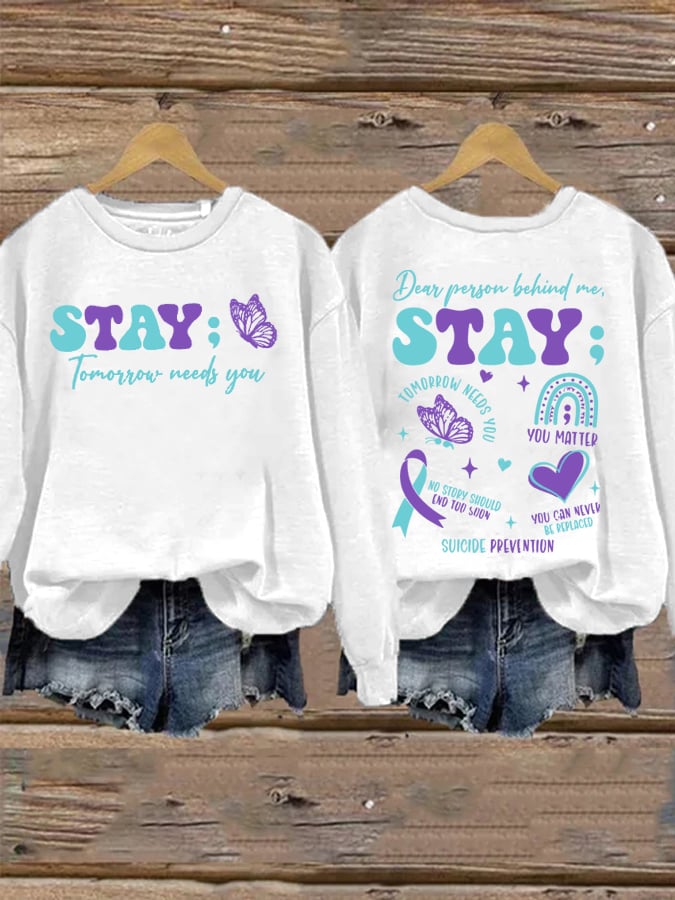 Women's Stay Tomorrow Needs You Sweatshirts