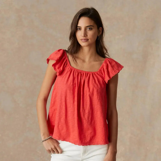 Kira Ruffle Top
