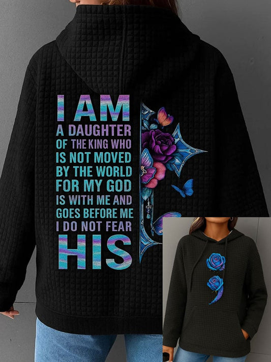 Women's Mental Health Print Hooded Sweatshirt