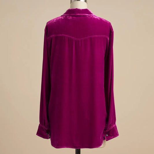 Anja Velvet Shirt
