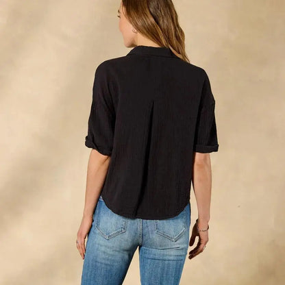 Mona Gauze Camp Shirt