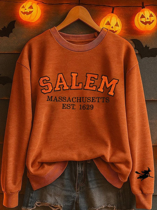 Women's Salem Massachusetts Printed Sweatshirt