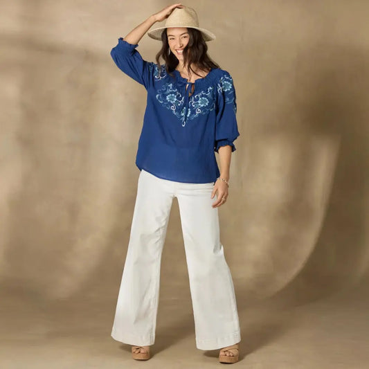 Junco Floral Top