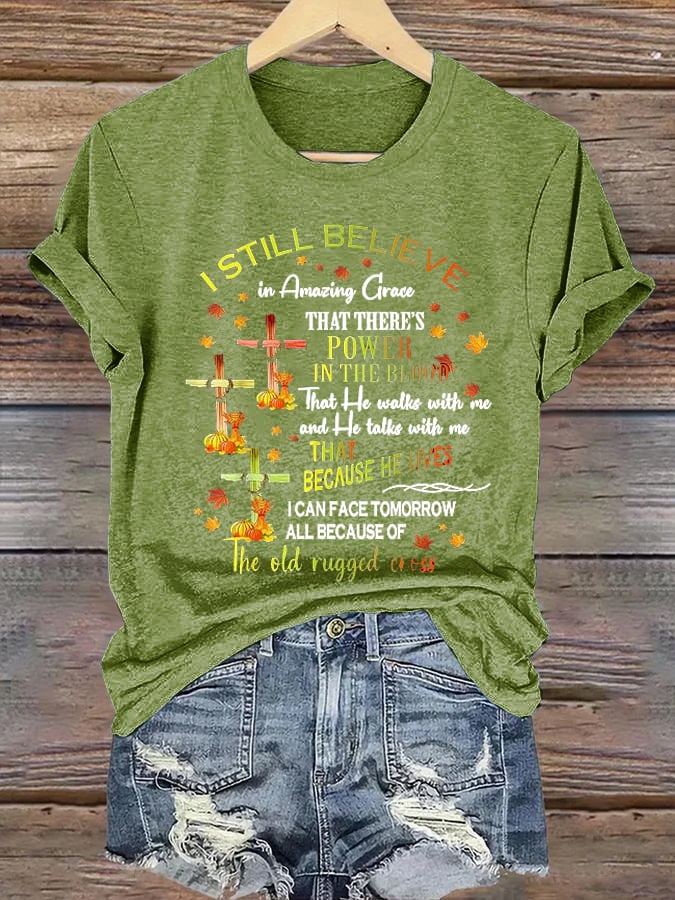 Women's I Still Believe Print Shirt