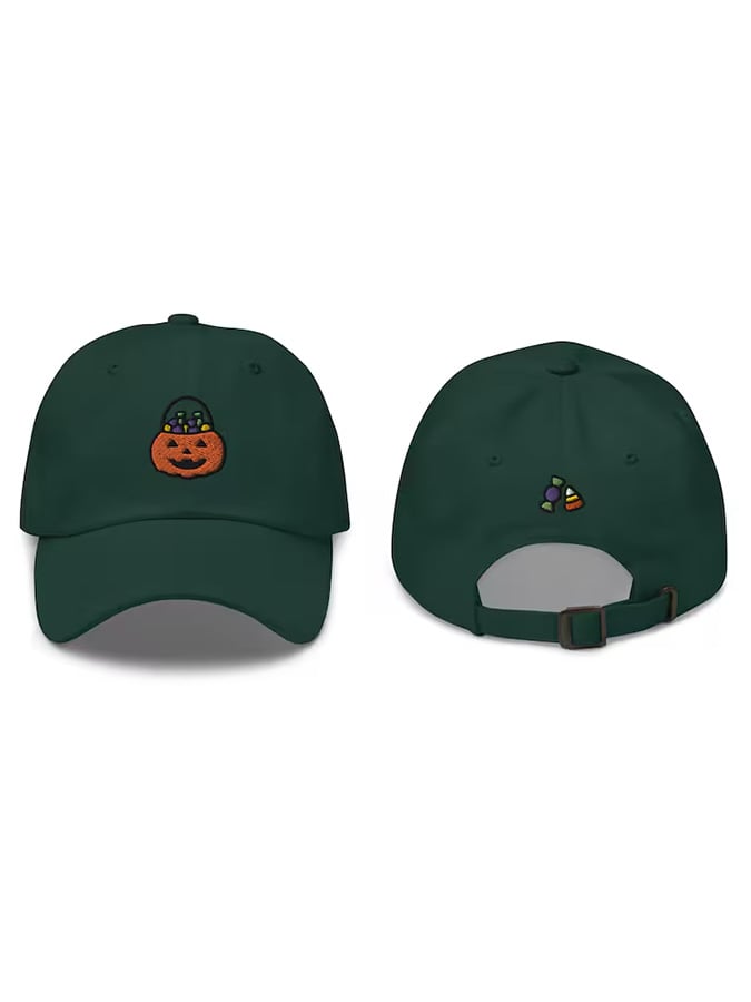 Unisex Pumpkin Print Baseball Cap