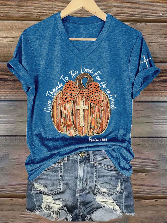 Women's Fall For Jesus He Never Leaves  Print T-Shirt