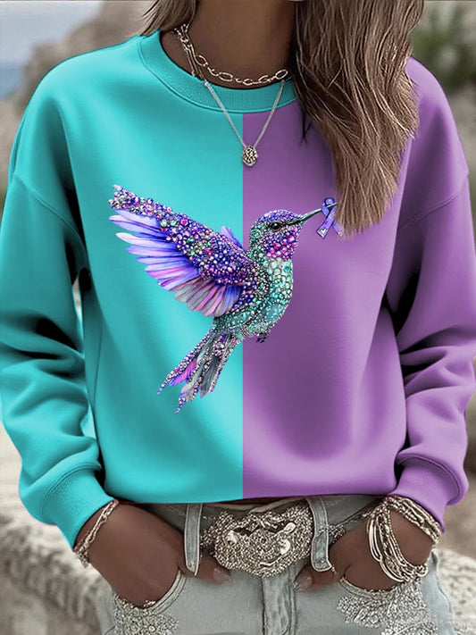Women's Suicide Prevention Awareness Casual Sweatshirt