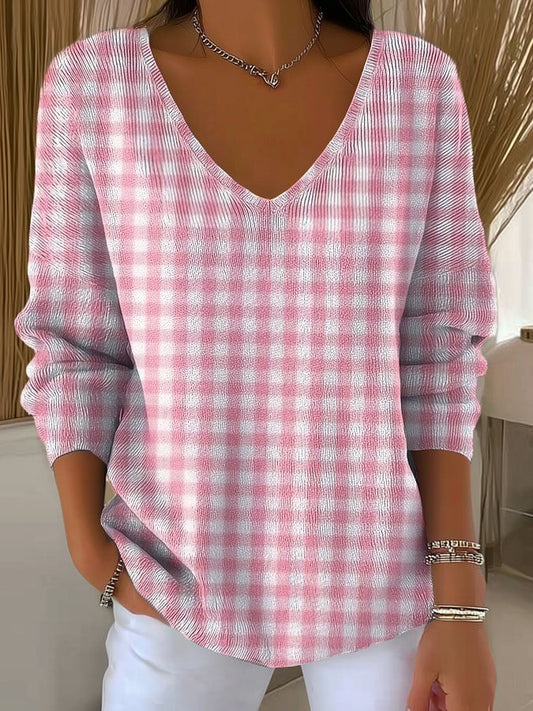 Women's Breast Cancer Awareness Print Casual T-shirt